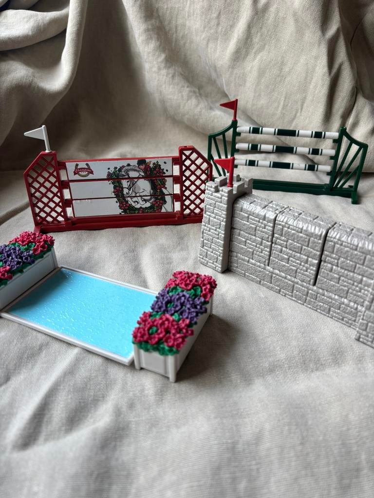 Schleich springparcours, Ophalen of Verzenden, Zo goed als nieuw, Jongen of Meisje