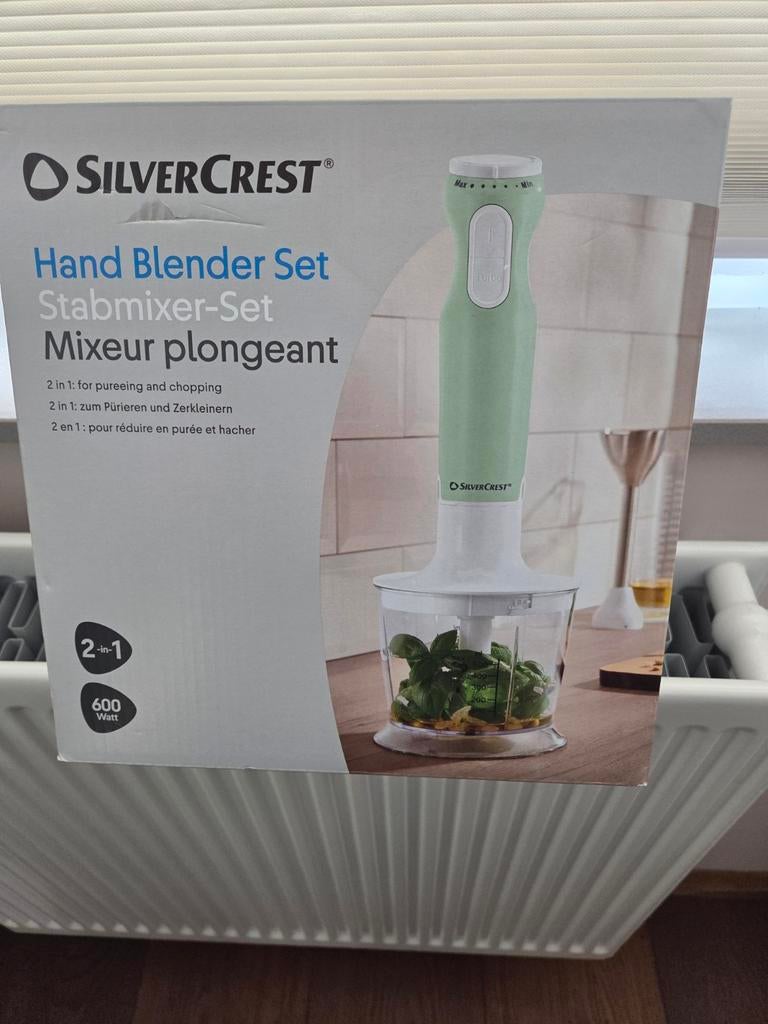 Nieuwe Silvercrest Hand Blender Set, Witgoed en Apparatuur, Blenders, Ophalen