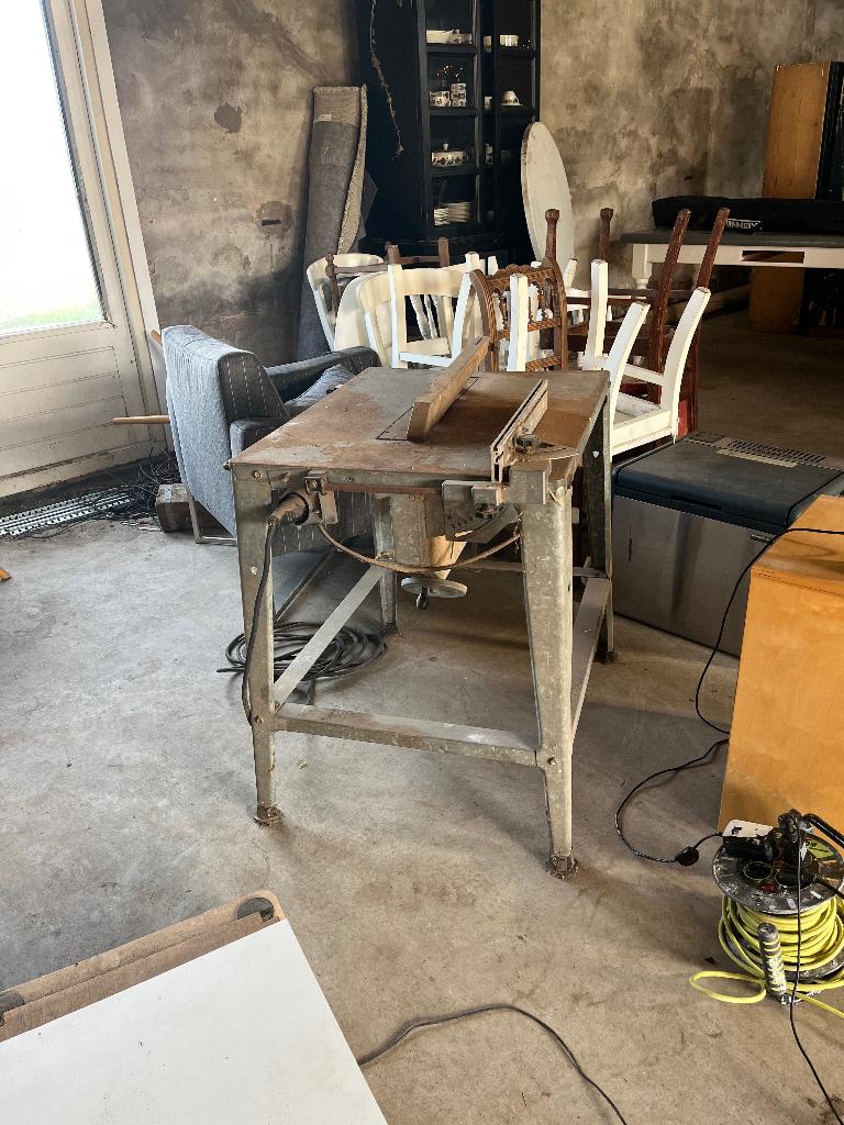 gebruikte zaagtafel, Doe-het-zelf en Verbouw, Gereedschap | Zaagmachines, Ophalen, Elektra Beckum, Gebruikt, Cirkelzaag