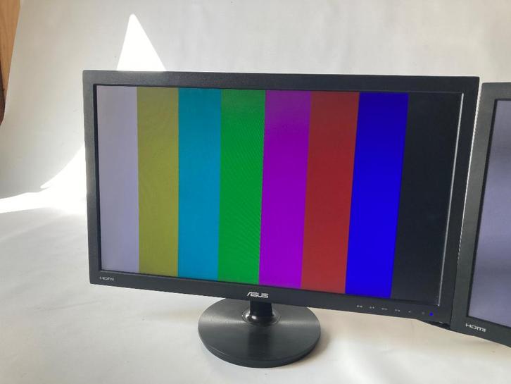 Asus VS247HR monitor, Computers en Software, Monitoren, Gebruikt, 60 Hz of minder, DVI, HDMI, VGA, Kantelbaar, LED, Full HD, 1 tot 2 ms