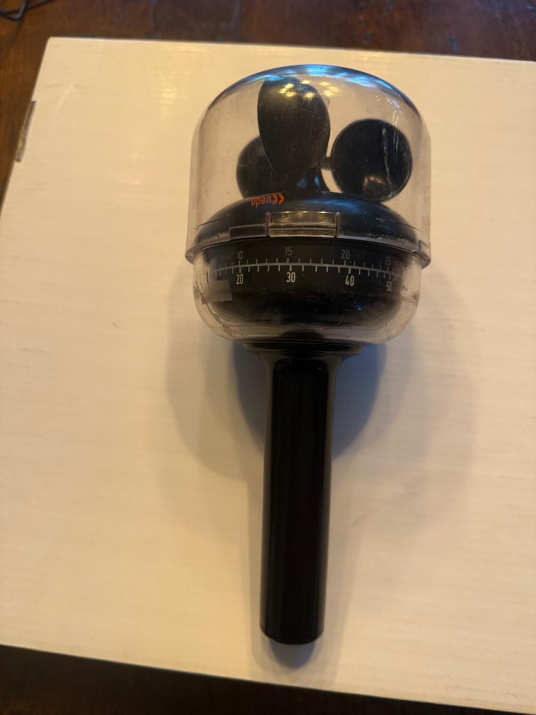 Windmeter anemometer DEUTA handheld, Watersport en Boten, Ophalen of Verzenden, Gebruikt, Overige typen