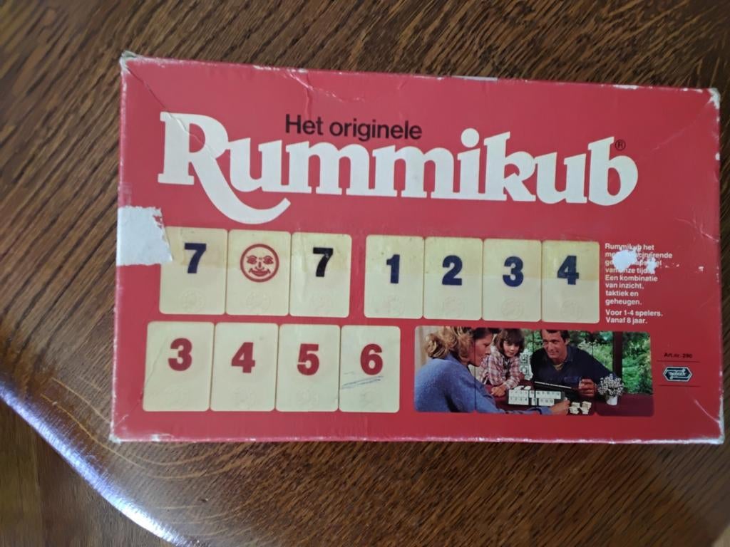Klein rummikub the original Goliath, Hobby en Vrije tijd, Gezelschapsspellen | Overige, Drie of vier spelers, Ophalen of Verzenden