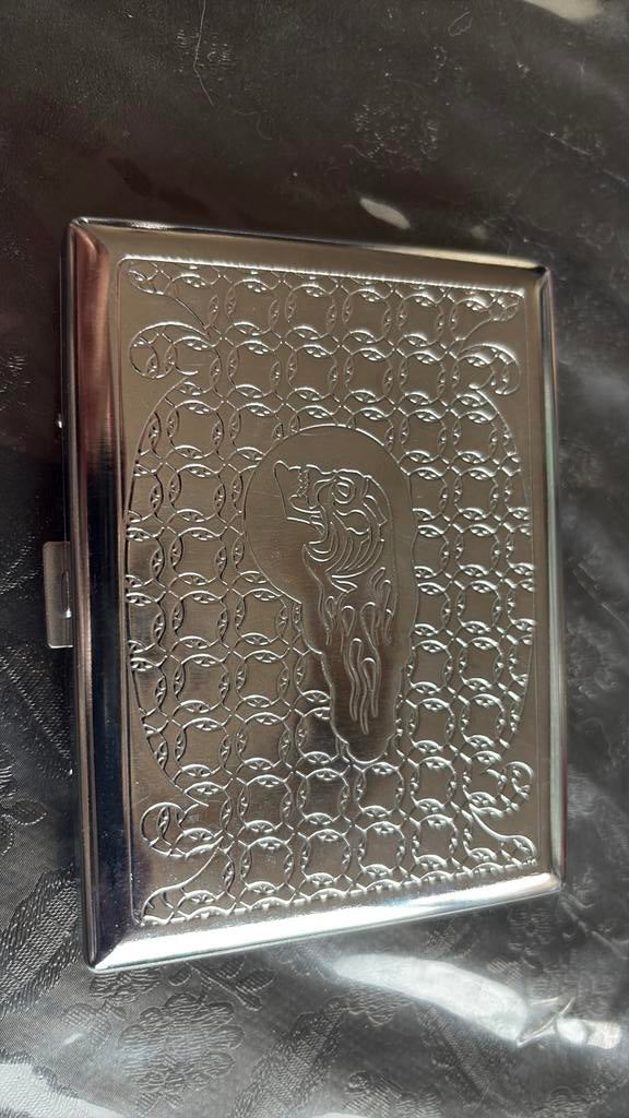 Vintage cool bewerkte sigarettendoosje, Ophalen of Verzenden, Zo goed als nieuw, Overige typen