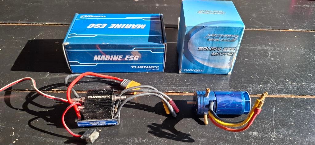 Turnigy brushless setup voor boten, Hobby en Vrije tijd, Modelbouw | Boten en Schepen, Ophalen of Verzenden, Gebruikt, Groter dan 1:32