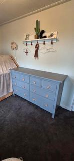 Ikea Hemnes dressoir/commode/ladekast - Grijs, Huis en Inrichting, Kasten | Ladekasten, Ophalen, Gebruikt, 100 tot 150 cm, 5 laden of meer