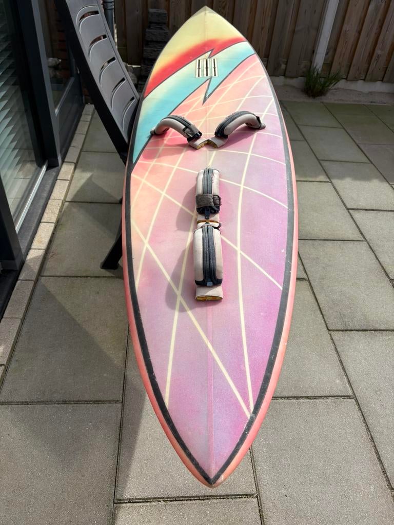 Vintage Surfboard J.H. Verhagen 80s Design Board, Ophalen of Verzenden, Zo goed als nieuw, Plank