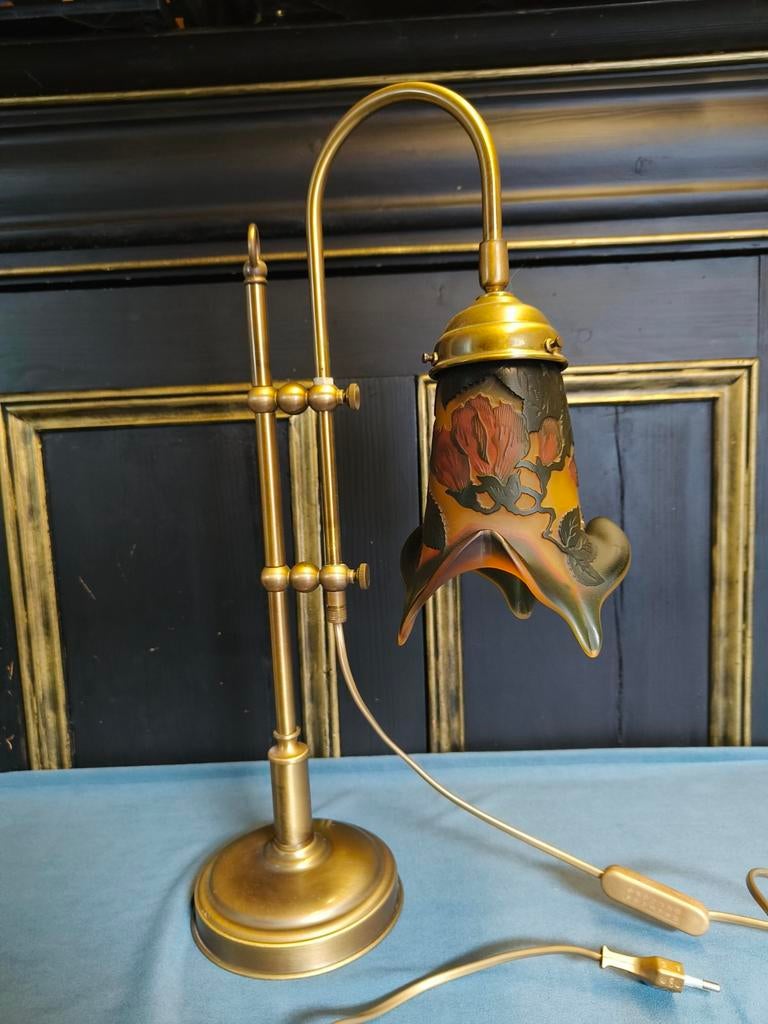 Decoratieve Jugendstil stijl tafellamp, Antiek en Kunst, Ophalen