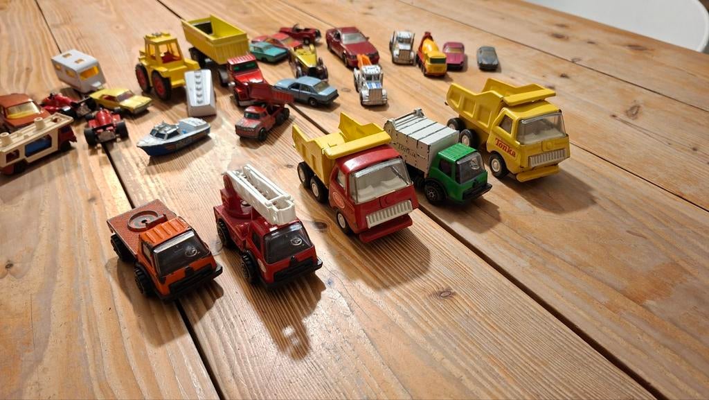 Vintage Matchbox & Tonka Auto's - Diverse Modellen, Verzamelen, Ophalen, Gebruikt