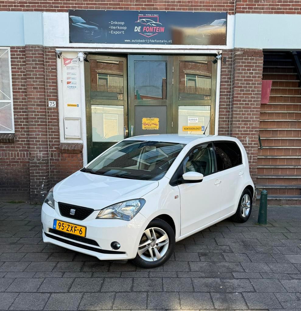 Seat Mii 1.0 44KW 2013 Airco/APK/Boekjes, Voorwielaandrijving, Zwart, 840 kg, 4 stoelen