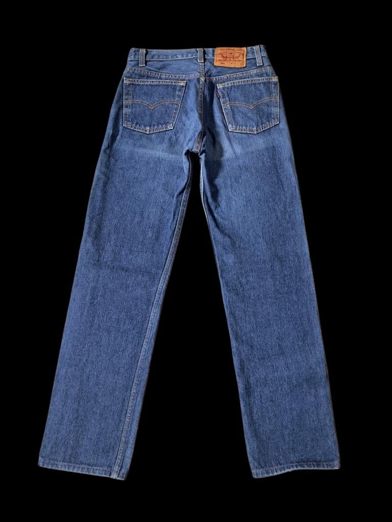 Vintage Levi’s 501 0115 Made in USA — W29 L32 / XS / EU 44, Blauw, W32 (confectie 46) of kleiner, Ophalen of Verzenden, Gedragen