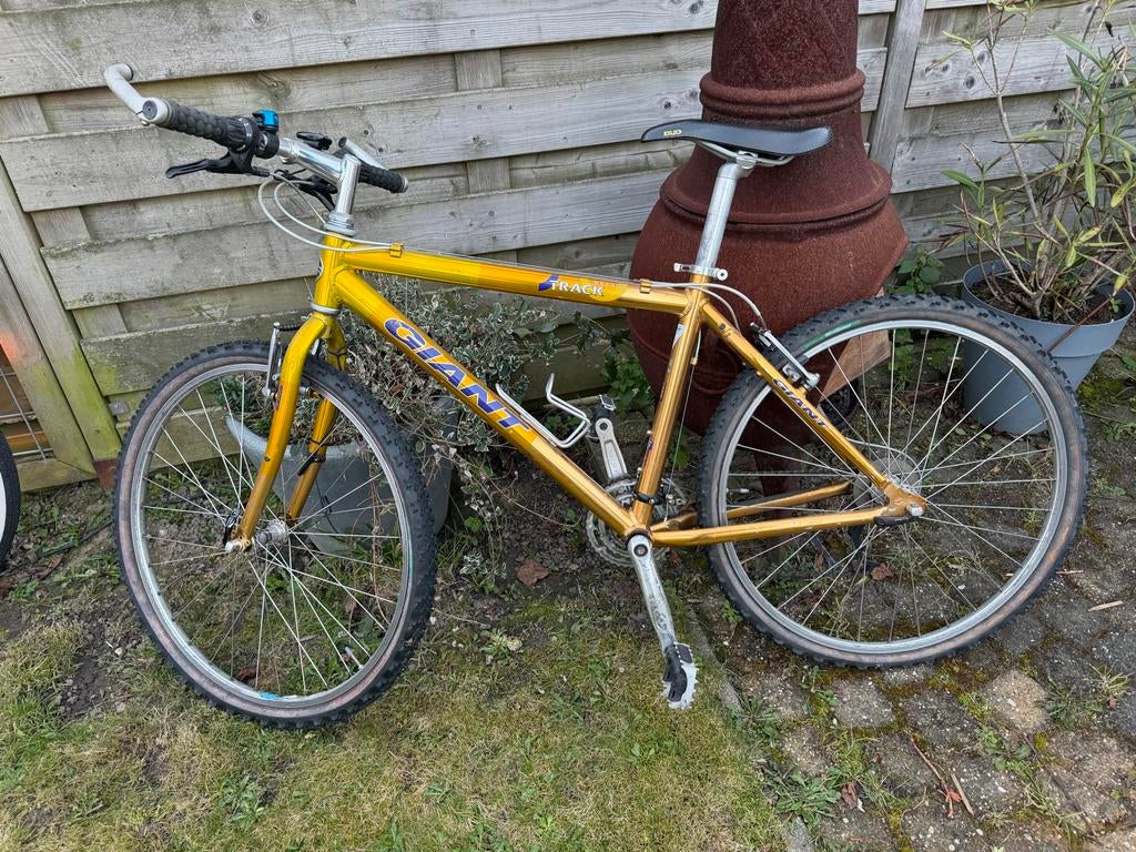 Giant Track mountainbike 17.5 inch, Fietsen en Brommers, Ophalen, Gebruikt, Hardtail, Heren