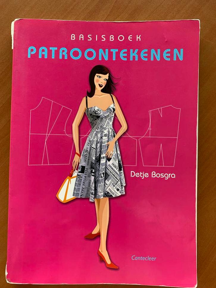 Basisboek Patroontekenen - Detje Bosgra, Hobby en Vrije tijd, Kledingpatronen, Gebruikt, Overige typen, Vrouw, Overige merken