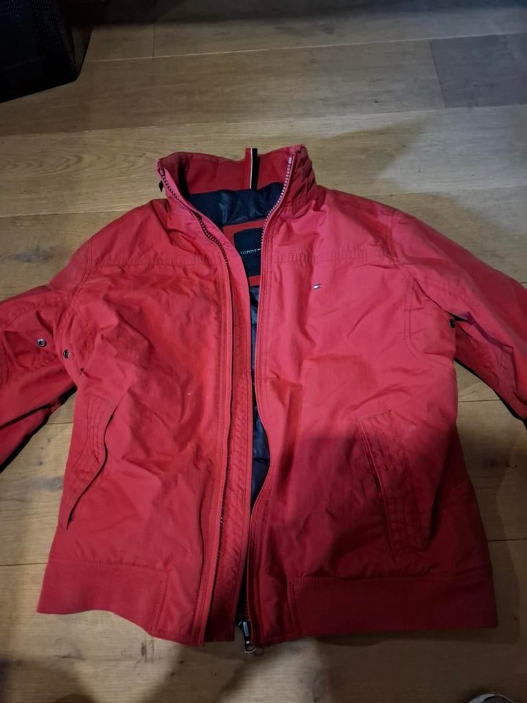 Tommy Hilfiger jas, Gedragen, Rood, Tommy Hilfiger, Ophalen