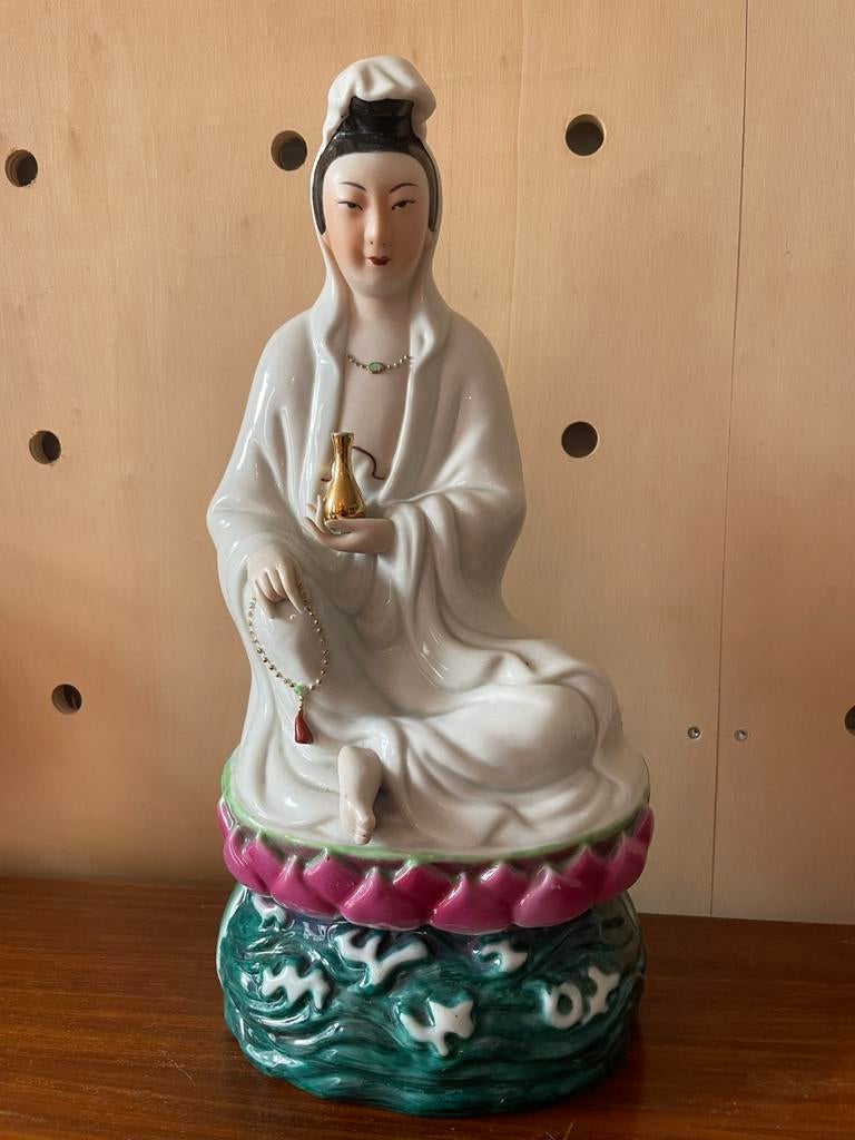 Mooi Quan Yin beeld, Ophalen of Verzenden, Zo goed als nieuw