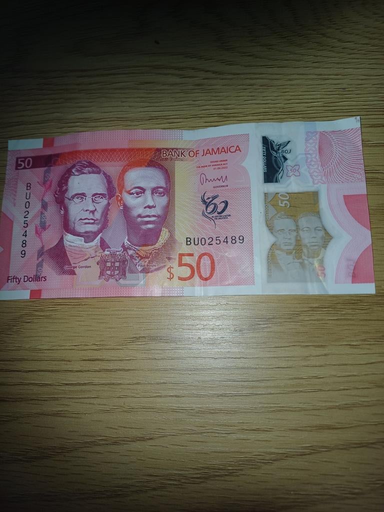 50 dollar Jamaica, Ophalen of Verzenden, Noord-Amerika