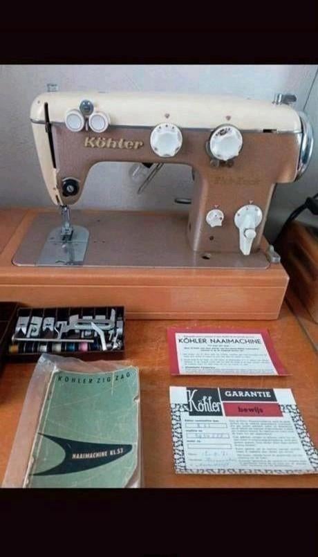 Kohler zig zag KL53 naaimachine oersterk en onverwoestbaar, Antiek en Kunst, Ophalen