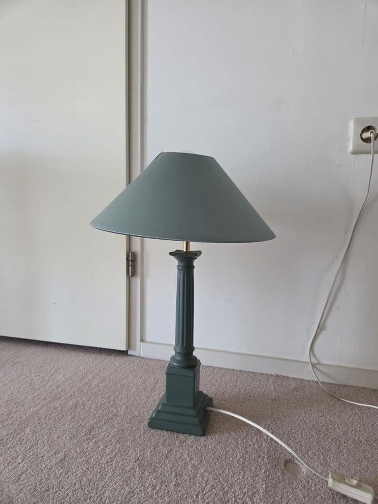 Mooie lamp., Huis en Inrichting, Lampen | Tafellampen, Ophalen, Zo goed als nieuw, Stof, Minder dan 50 cm