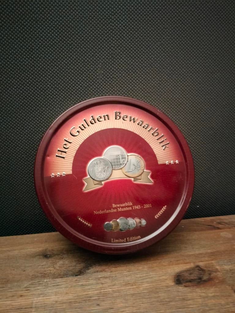 Vintage Het gulden bewaarblik., Verzamelen, Blikken, Ophalen of Verzenden, Gebruikt, Overige, Overige merken