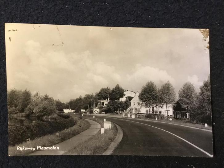 Oude Ansichtkaart Rijksweg Plasmolen Mook 1963 Gelopen, Verzamelen, Ansichtkaarten | Nederland, Gelopen, Limburg, 1960 tot 1980