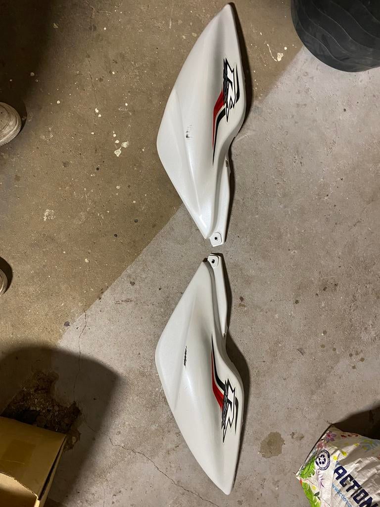 Kappen Yamaha Aerox - Wit met sticker, Ophalen, Gebruikt, Kap, Yamaha