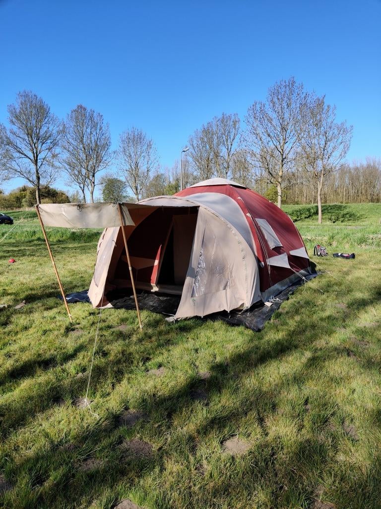 Nette Karstentent 350x350 | met regenluifel, Ophalen, Tot en met 5