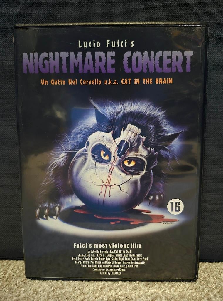 Nightmare Concert (lucio fulci / 1990), Vanaf 16 jaar, Ophalen of Verzenden, Zo goed als nieuw, Slasher