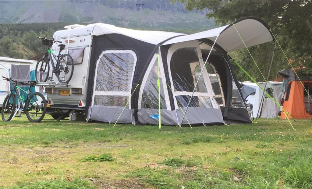 Kampa Air Pro 280 opblaasbare voortent met luifel, Ophalen of Verzenden, Gebruikt, Kampa Dometic