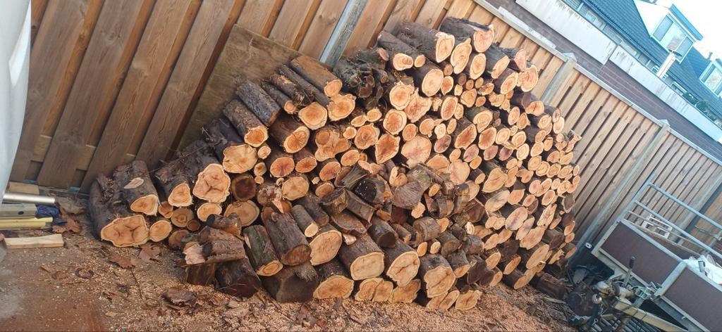 Wintervoorraad haardhout, Kachelhout, Stookhout, Minder dan 3 m³, Ophalen