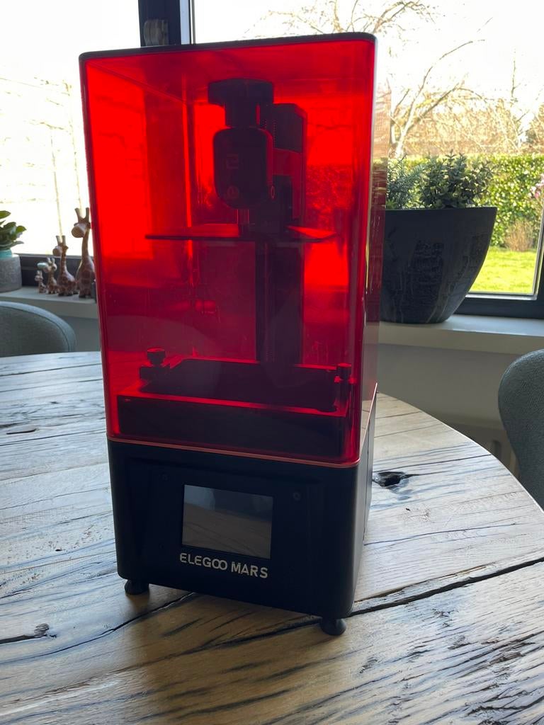 Elegoo Mars 3d-printer, Computers en Software, 3D Printers, Gebruikt, Ophalen of Verzenden