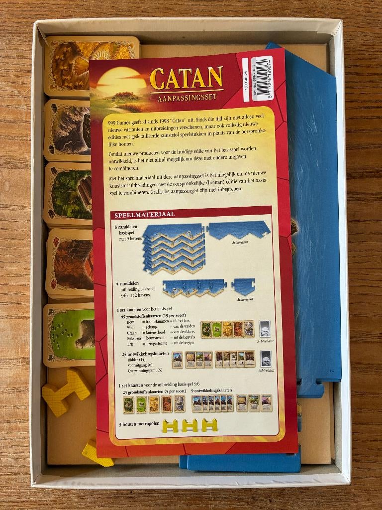 999 games - Catan aanpassingsset voor 3 t/m 6 spelers - zgan, Vijf spelers of meer, Ophalen of Verzenden, Zo goed als nieuw, 999 Games