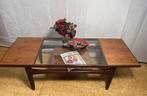 Gratis bezorging!Mid century retro vintage teak Salontafel60, Gebruikt, 100 tot 150 cm, -, -