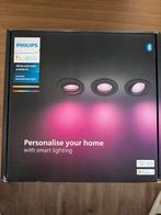Philips Hue Centura inbouwspots, 3 stuks, Huis en Inrichting, Metaal of Aluminium, Nieuw, Ophalen of Verzenden, Led