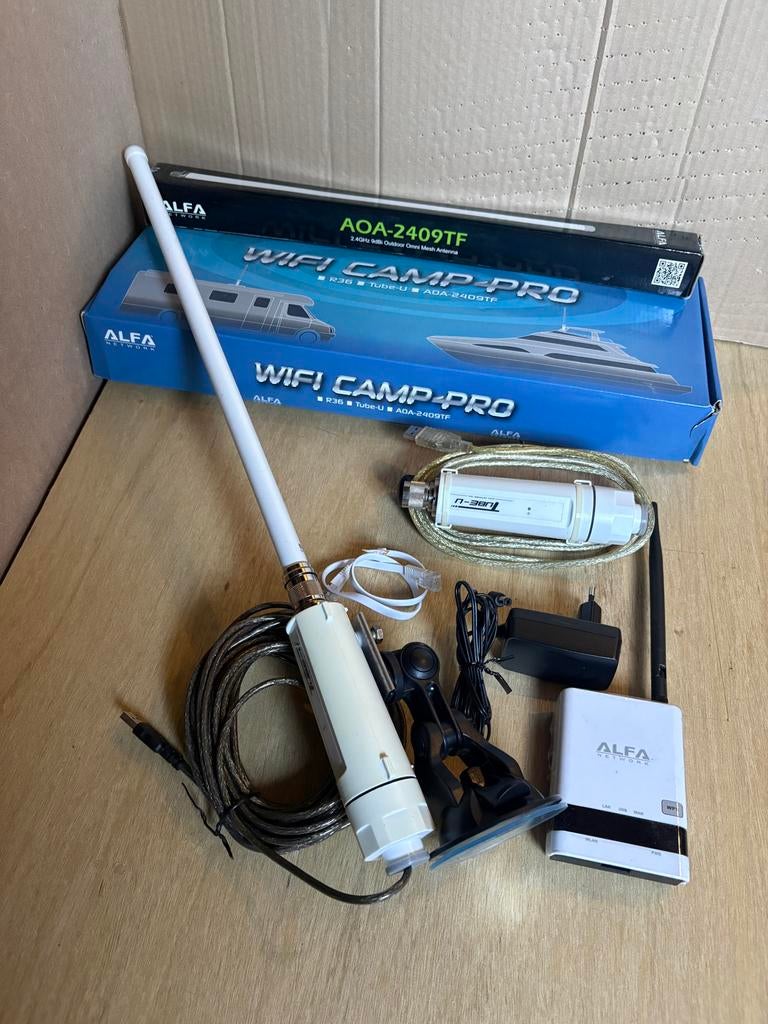 Alfa Network Wifi Camp-Pro R36 Wifi WLAN USB Router, Computers en Software, Routers en Modems, Ophalen of Verzenden, Gebruikt