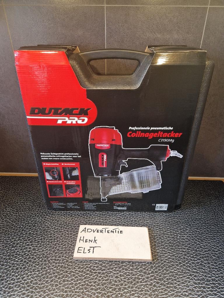 Dutack tacker pro C3190MG coilnailer/spijkertacker NIEUW, Ophalen of Verzenden, Nieuw