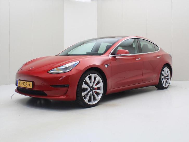Tesla Model 3 Tesla Model 3 Performance AWD 486pk 75 kWh 89,, Auto's, Tesla, Bedrijf, Te koop, Model 3, 4x4, ABS, Achteruitrijcamera