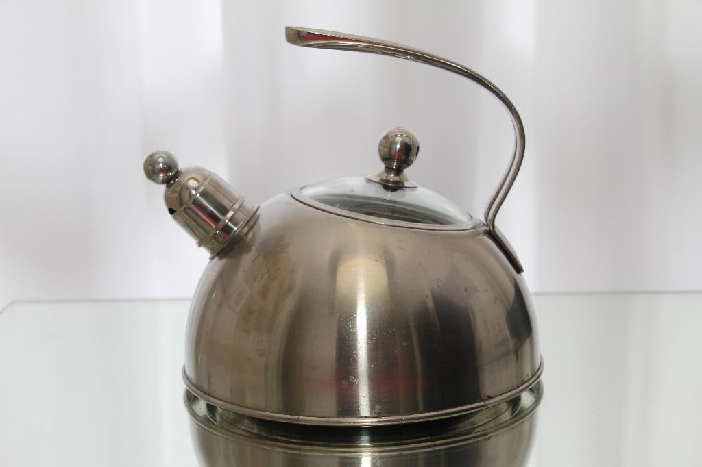 BK Excelent fluitketel, Ophalen, Zo goed als nieuw, Rvs, Koekenpan of Braadpan