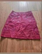 Roze lederlook rok, Maat 38/40 (M), Ophalen of Verzenden, Zo goed als nieuw, Knielengte