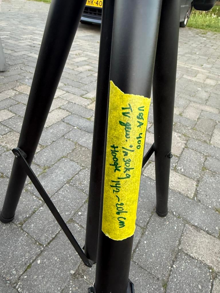 TV Standaard, max 30kg, hoogte 142-206cm, Audio, Tv en Foto, Televisie-accessoires, Gebruikt, Ophalen