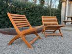 2x Opklapbare tuinstoelen NOUS Garden, Ophalen, Zo goed als nieuw