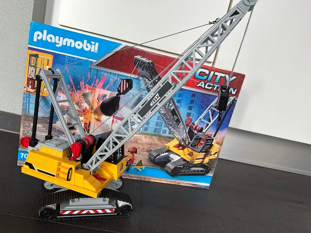 Playmobil City Action 70442 - Sloopkraan met Sloopkogel, Kinderen en Baby's, Speelgoed | Playmobil, Ophalen of Verzenden, Zo goed als nieuw