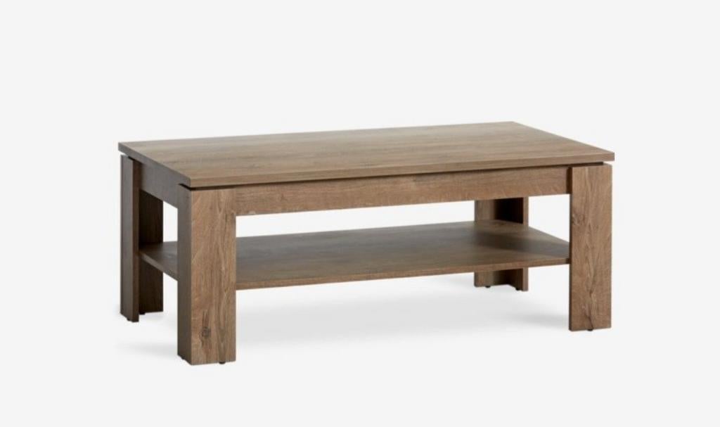 Jysk Salontafel - Te groot voor mijn interieur, 100 tot 150 cm, Zo goed als nieuw, Minder dan 50 cm, Rechthoekig