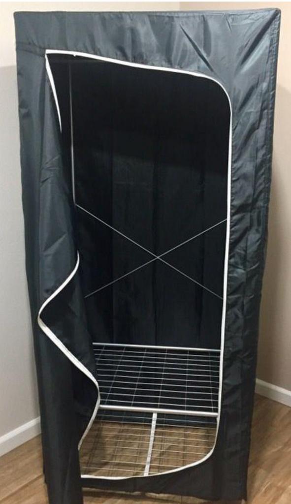 IKEA stoffen kledingkast met ritssluiting, Huis en Inrichting, Kasten | Kledingkasten, Gebruikt, 150 tot 200 cm, 50 tot 100 cm