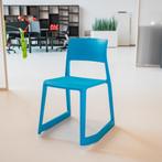 Vitra Tip Ton Blauw, Huis en Inrichting, Stoelen, Ophalen, Kunststof, Blauw, Zo goed als nieuw