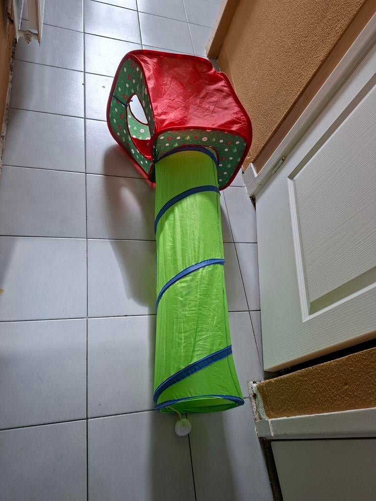 Gratis kattentunnel, Ophalen, Gebruikt