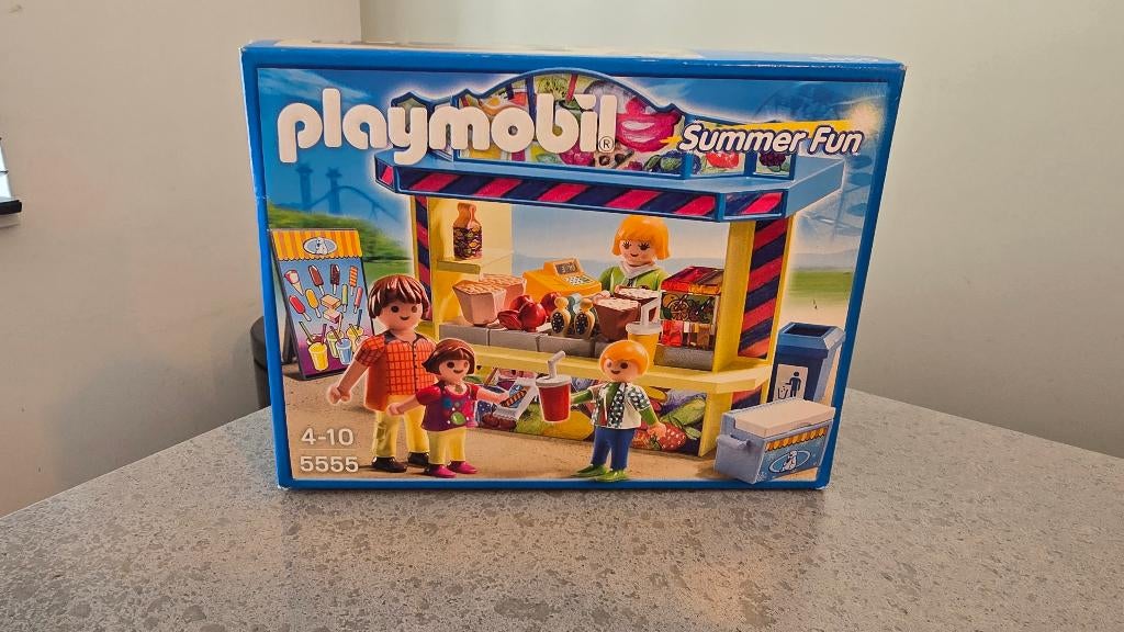 Playmobil 5555 Kermis snoepkraam nieuw in doos, Ophalen of Verzenden, Nieuw, Complete set
