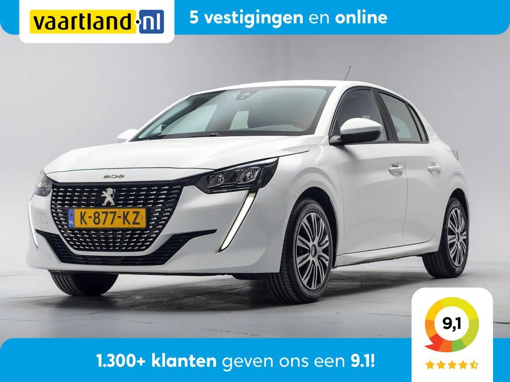 Peugeot 208 1.2 PureTech Active 5-drs [ LED Navi Apple/Andro, 1199 cc, Wit, Origineel Nederlands, Handgeschakeld