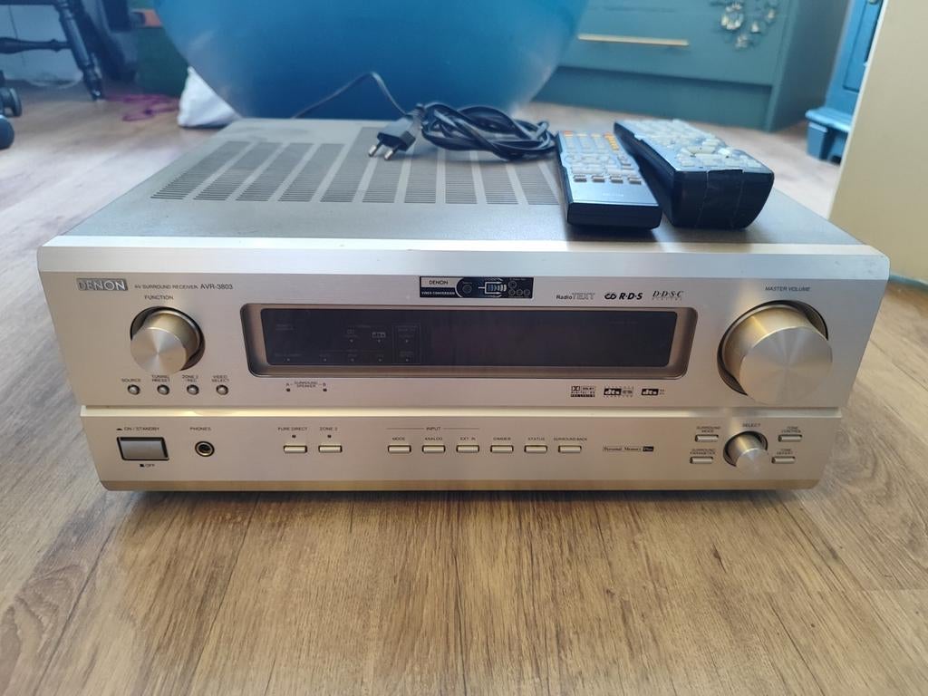Denon AVR-3803 AV Surround Receiver met afstandsbedieningen, Gebruikt, Denon, Ophalen of Verzenden, 120 watt of meer