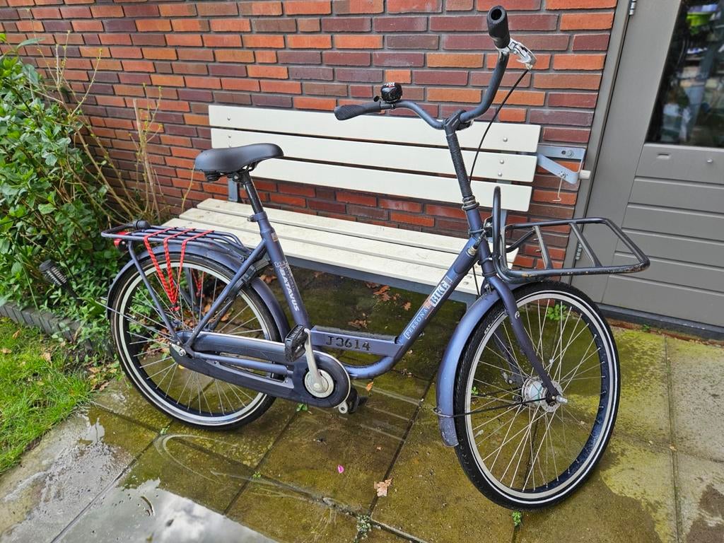 Stevige Batavus fiets met rek - Ideaal als postfiets, Fietsen en Brommers, Ophalen, Gebruikt, Batavus