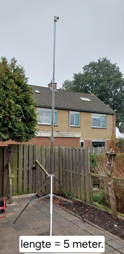 Mast voor draadantenne., Telecommunicatie, Antennes en Masten, Ophalen, Mast