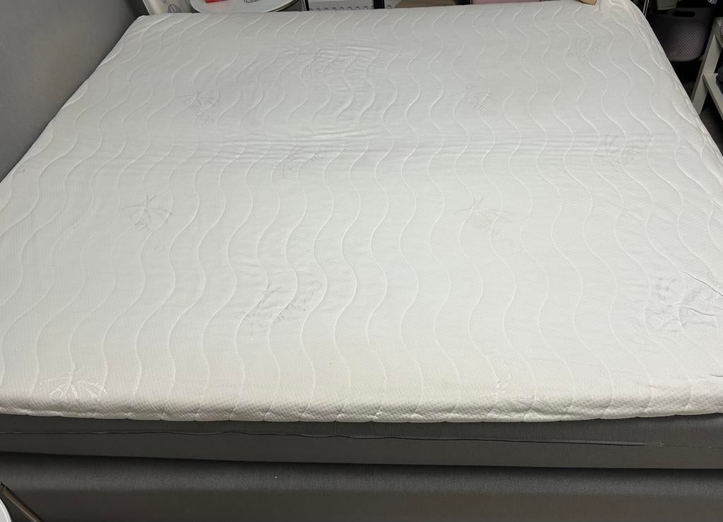 Bamboo losse matrashoes maat 90x180 - in zeer goede staat, Huis en Inrichting, Slaapkamer | Matrassen en Bedbodems, Ophalen of Verzenden